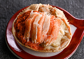香箱蟹 甲羅蒸し