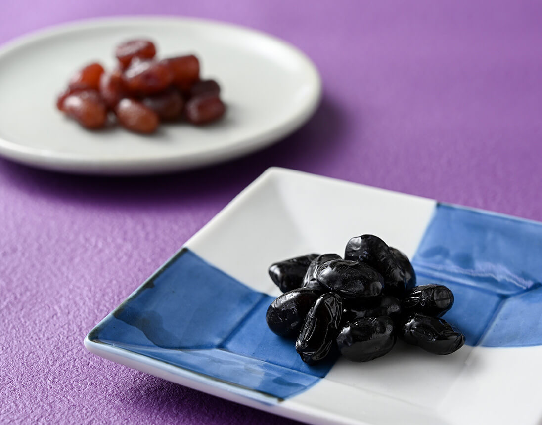 定番の「黒豆の甘納豆」「能登大納言甘納豆」
