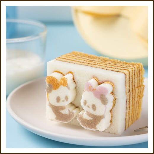 ふたごのリボンパンダバウム