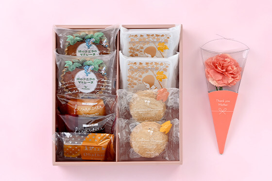 フラワー付き・ガトーアソルティ エクラ