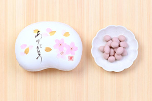 春豆（豆箱入り） 絵柄：ありがとう桜