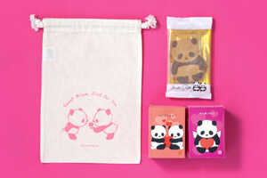パンダ巾着セット【バレンタイン】