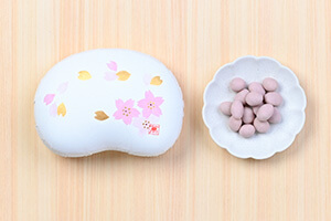 春豆（豆箱入り） 絵柄：桜