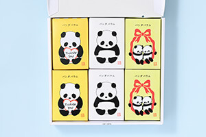 パンダコレクションボックス【リボン】