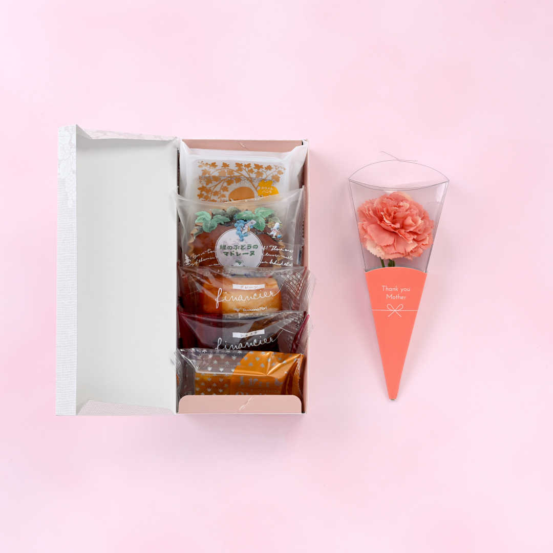 ●フラワー付き・ガトーアソルティ　プルム(／袋無し)