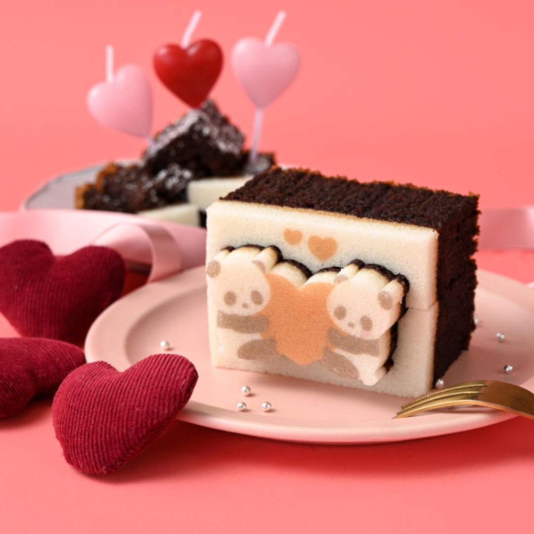 恋するパンダショコラ(▼カタヌキヤパンダビニール袋（Ｓ）付き)