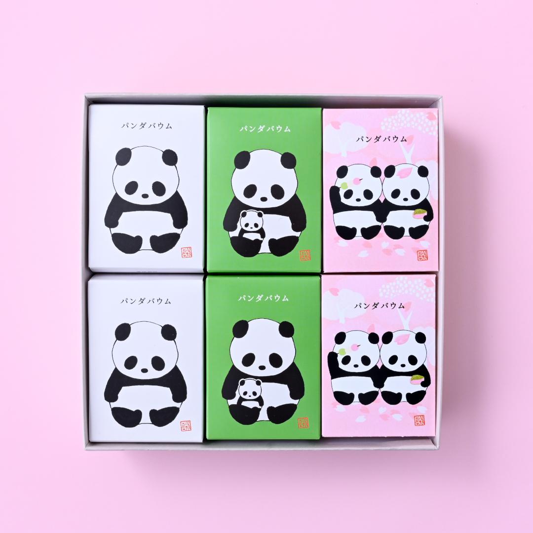 ●【６個入】春のパンダギフトセット(／袋無し)