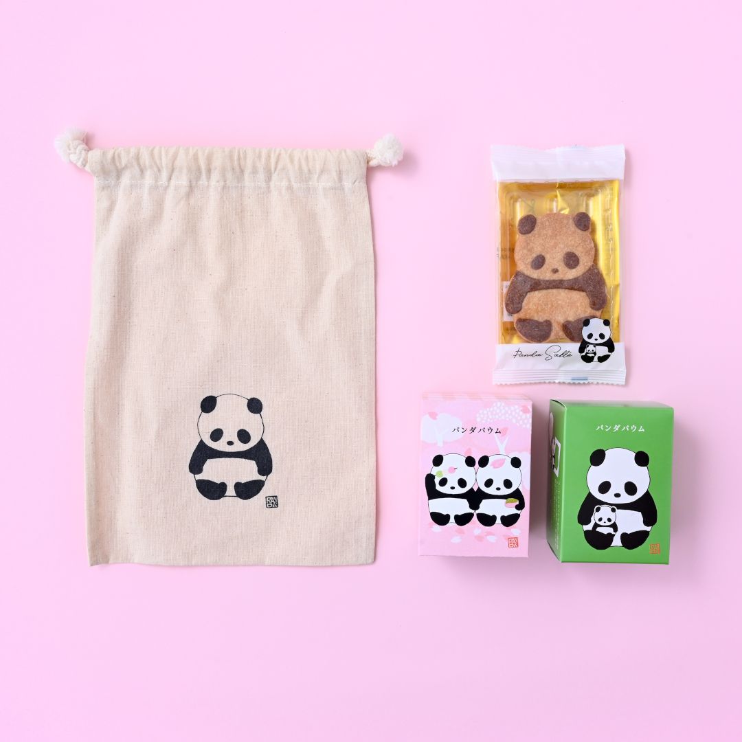 ●パンダ巾着セット【さくら】