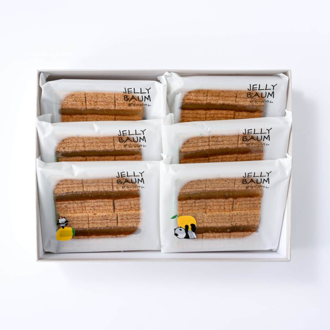 ●ゼリーバウム　カット（レモン＆紅茶）　６袋入り