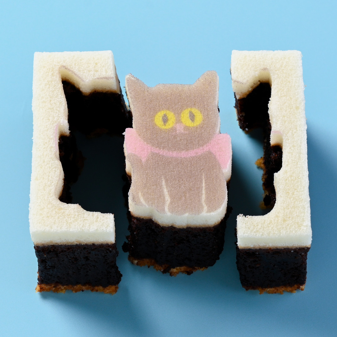 ショコラねこ　ガトー・ショコラ(▼カタヌキヤパンダビニール袋（Ｓ）付き)