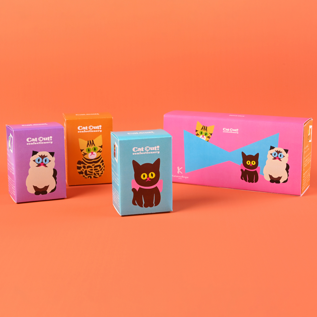 ●Ｃａｔ　Ｏｕｔ！ショコラアソート（３個セット）(／袋無し)