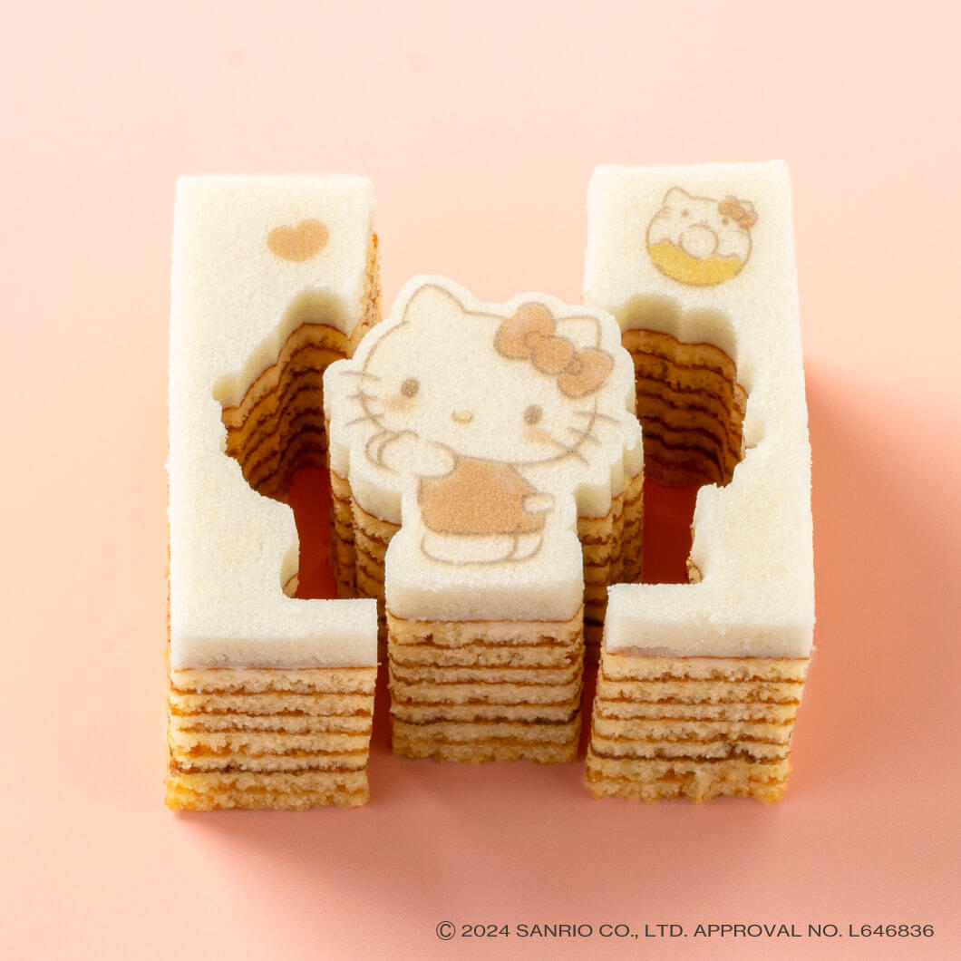 ハローキティの型ぬきバウム（プレーン）