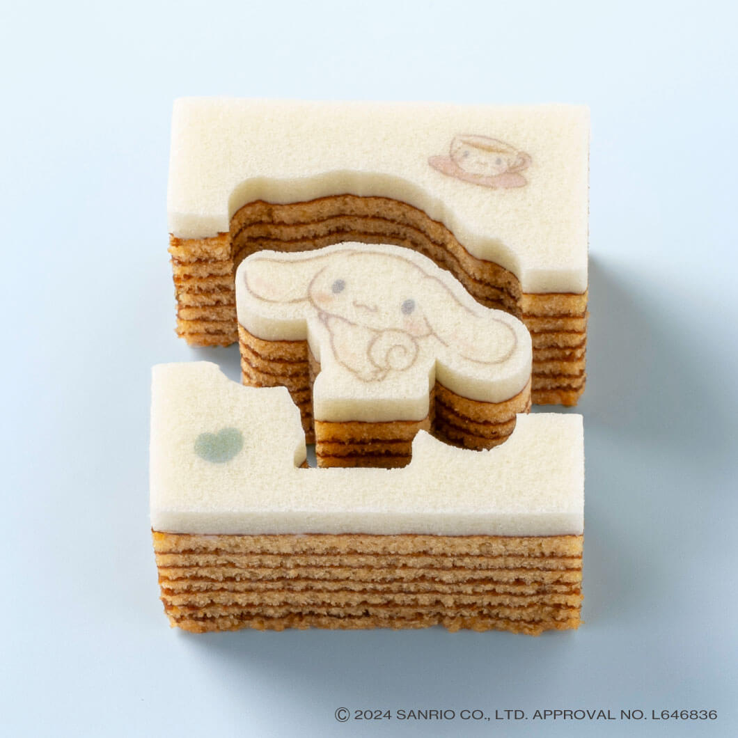 シナモロールの型ぬきバウム（メープル味）