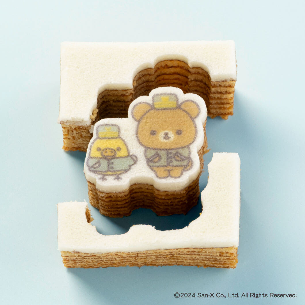 チャイロイコグマとキイロイトリｎｏかたぬきバウム　レトロ百貨店（メープル味）(／袋無し)