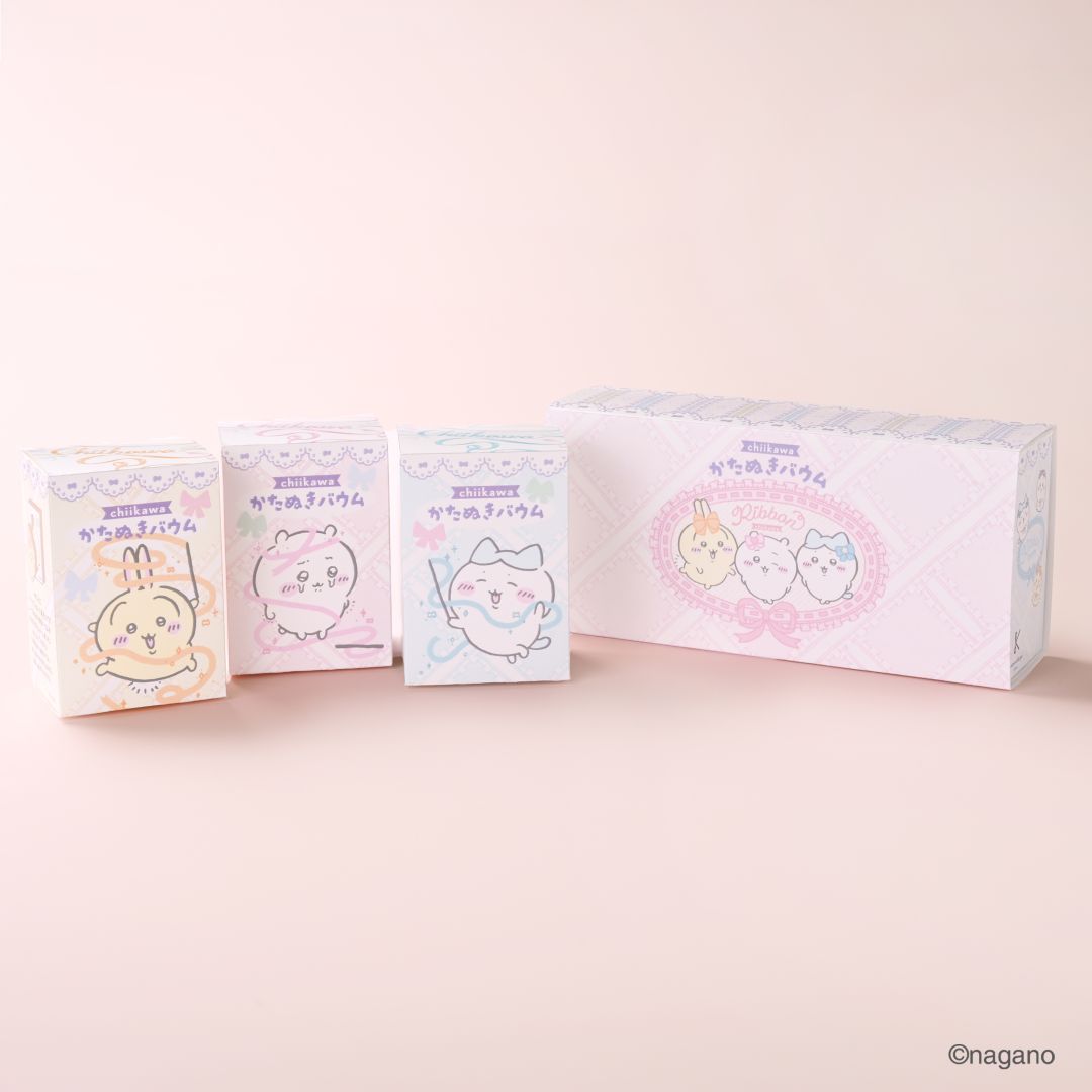 ●ちいかわかたぬきバウム　リボン　３個セット(／袋無し)