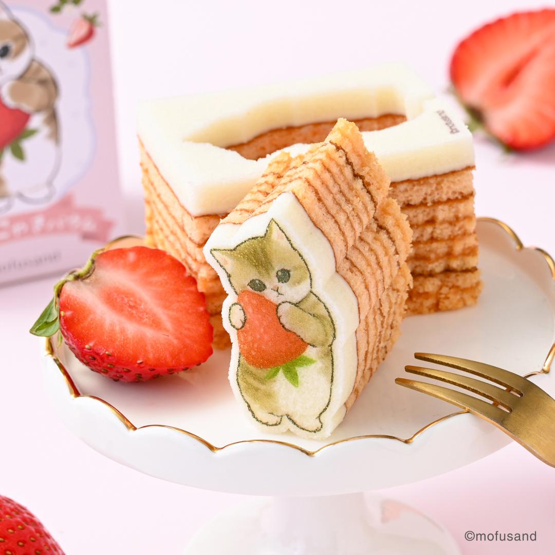 ｍｏｆｕｓａｎｄ　かたにゃきバウム　いちご(／袋無し)