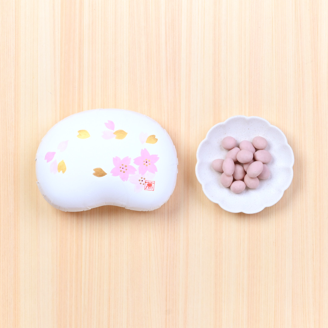 春豆（豆箱入り）　絵柄：桜(／袋無し)