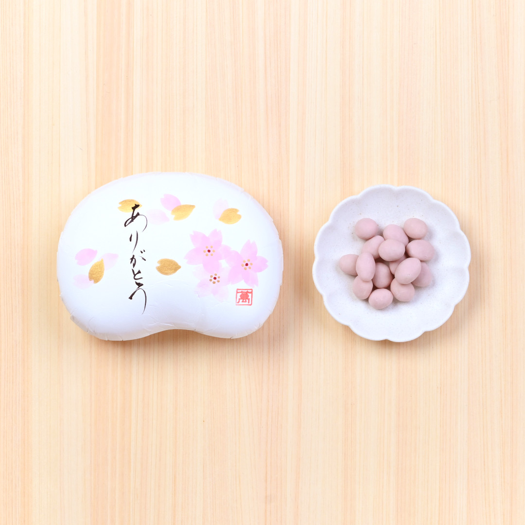 春豆（豆箱入り）　絵柄：ありがとう桜(／袋無し)