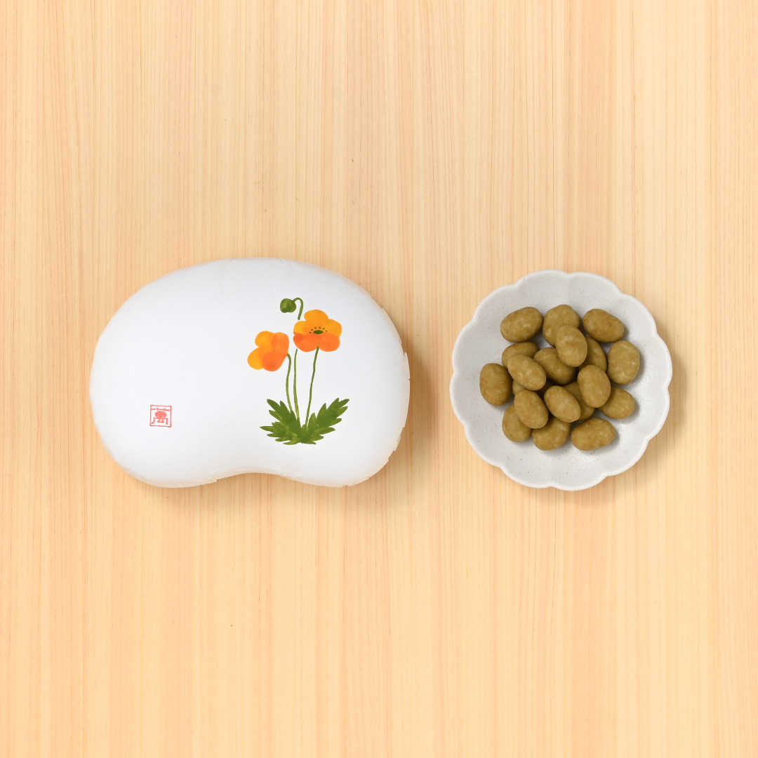 こい茶（豆箱入り）　絵柄：ポピー
