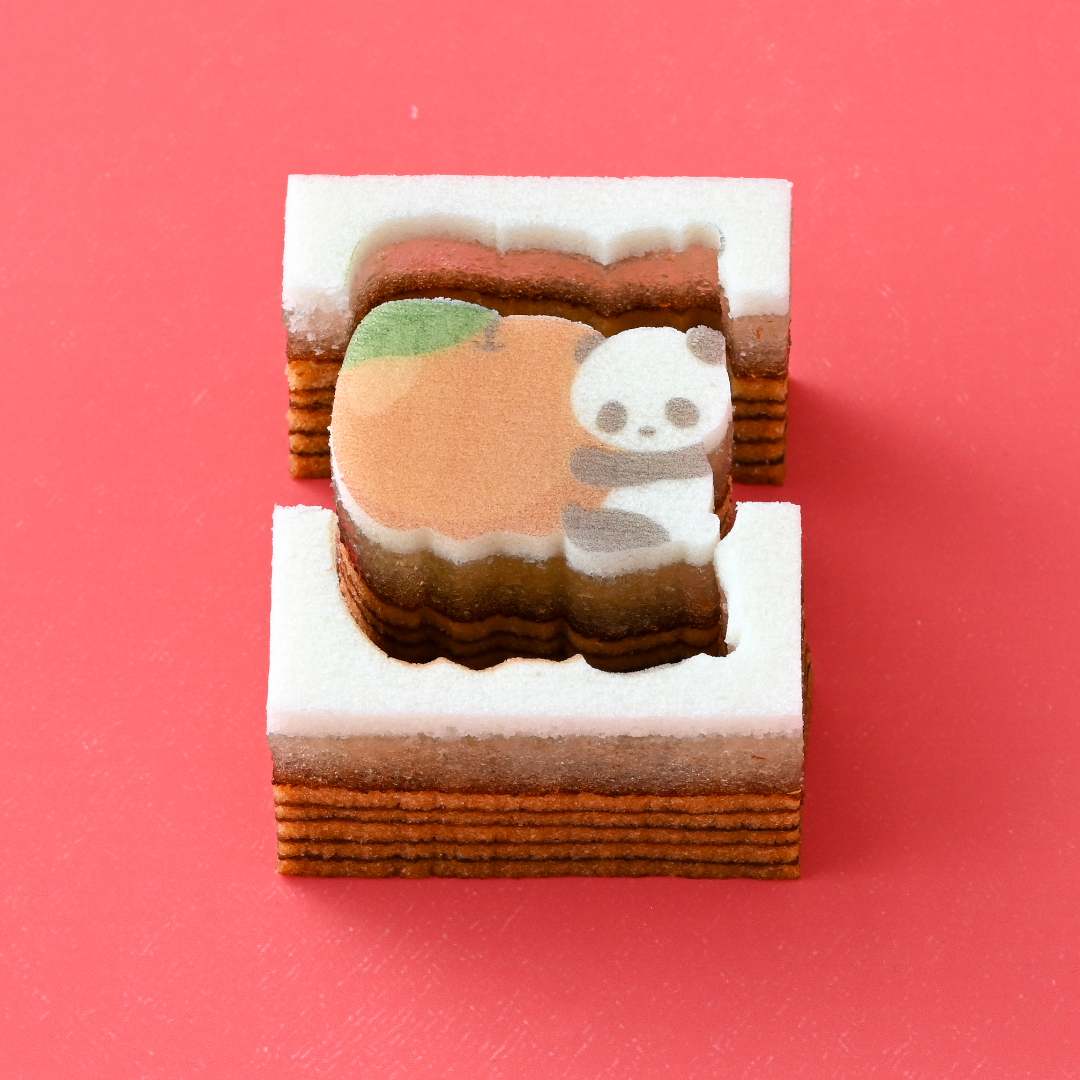 パンダのゼリーバウム（りんご＆キャラメル）｜【公式】カタヌキヤ