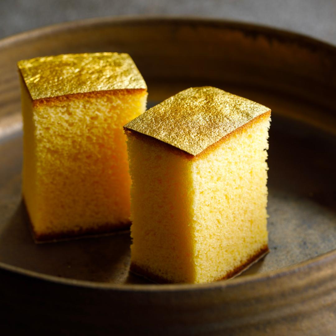 ○まめや萬久 金かすてら・プレーン【5カット】｜【公式】ぶどうの森